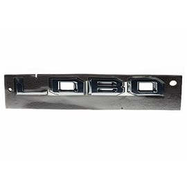 1 OEM Lobo Emblem 3D Tailgate Badge for 150 Lobo XLT Lariat Genuine Parts Chrome