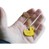 Novel Merk Rubber Ducky - Duck Enamel Keychain with Key
