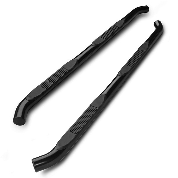 TAC Side Steps Fit 2005-2023 Toyota Tacoma Double Cab Truck Pickup 3" Black Side Bars Nerf Bars Step Rails Running Boards Rock Panel Off Road Exterior Accessories (2 Pieces Running Boards)