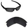 Alphax Stealth Black Polarized Replacement Lenses for Oakley Flak 2.0