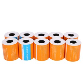 Qinlorgo Papel Térmico De Electrocardiógrafo, 10 Piezas, 50mm/2in x 20m/65.6ft