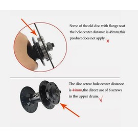 BUCKLOS 140mm 160mm 180mm 203mm Bike Disc Brake Rotor with 6 Bolts, MTB Bicycle Brakes Stainless Steel Rotors, Fit for Mountain Bike Road Bikes Ebike BMX