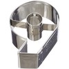 Staedter Haus Cookie Cutter edelstahl 6,5 cm, silber, Nummer 6/9