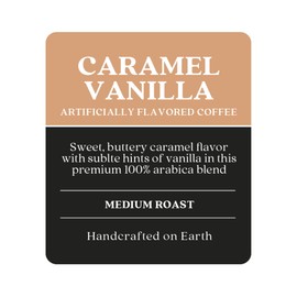 Copper Moon Ground Coffee, Caramel Vanilla Blend, Medium Roast, 3 Bags (12 oz. Each)