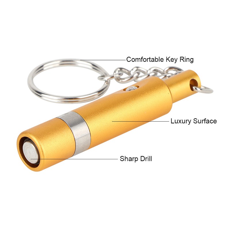 Metal Cigar Hole Punch Cutter Portable Cigar Puncher Cutter Hole