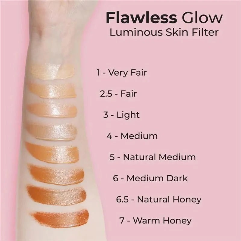 MCoBeauty Flawless Glow Luminous Skin Filter 30ml (Various Shades), 3