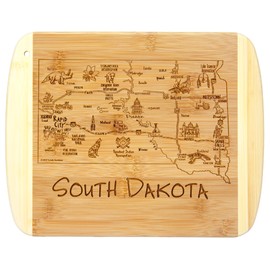 Totally Bamboo A Slice of Life South Dakota Bamboo Serving and Cutting Board
