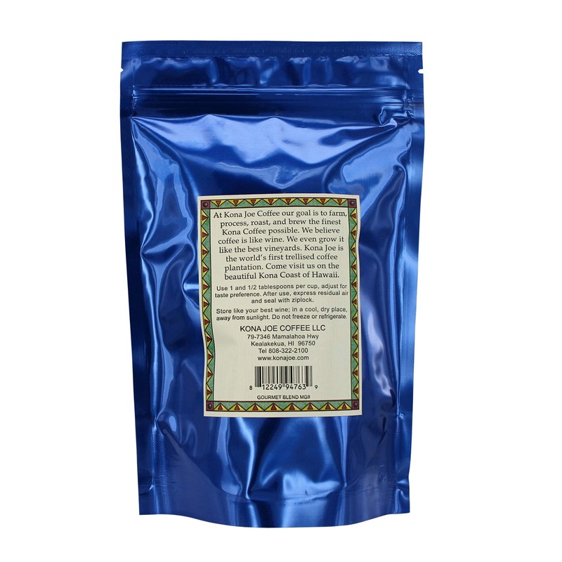Kona Joe Gourmet Coffee Blend, Dark Roast Whole Bean Coffee