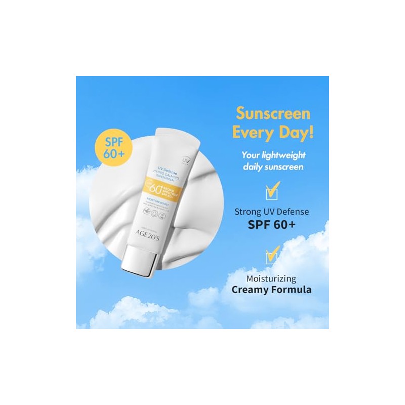 Protector solar hidrocalmante AGE20 UV Defense SPF 60 Protector solar