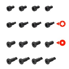 Haedot Ring Doorbell Replacement with 16pcs Ring Doorbell Screws, Charger Charging Cable Cord, Double-Ended T6 T15 Compatible with 2ND Video Doorbell 2, Pro Elite (16 PCS Ring Doorbell Screws)