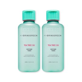 Bring Green Toner Sebum Care Moist Tea Tree Cica Soothing Toner 250ml 2pcs / 브링그린 토너 피지케어 촉촉 티트리 시카 수딩 토너 250ml 2개