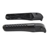 2Pcs Front Foot Peg Bracket Left And Right Black Footrest