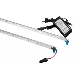 LEDUPDATES 2x 20 inch linked Showcase LED Light U5630 white for Display Cabinet + UL power