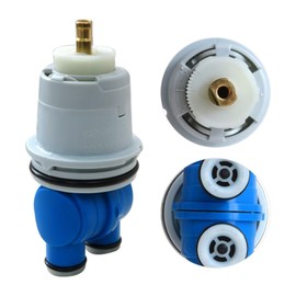 XSPANDER New Shower Cartridge Repair Kit,RP19804 Shower Cartridge + RP22734 Bonnet Nut ingle Handle Shower Faucets Part Fit for Delta Monitor 1300/1400 Series