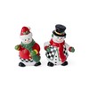 Spode Christmas Tree Snowman Salt and Pepper Shaker Set (2-Piece)-