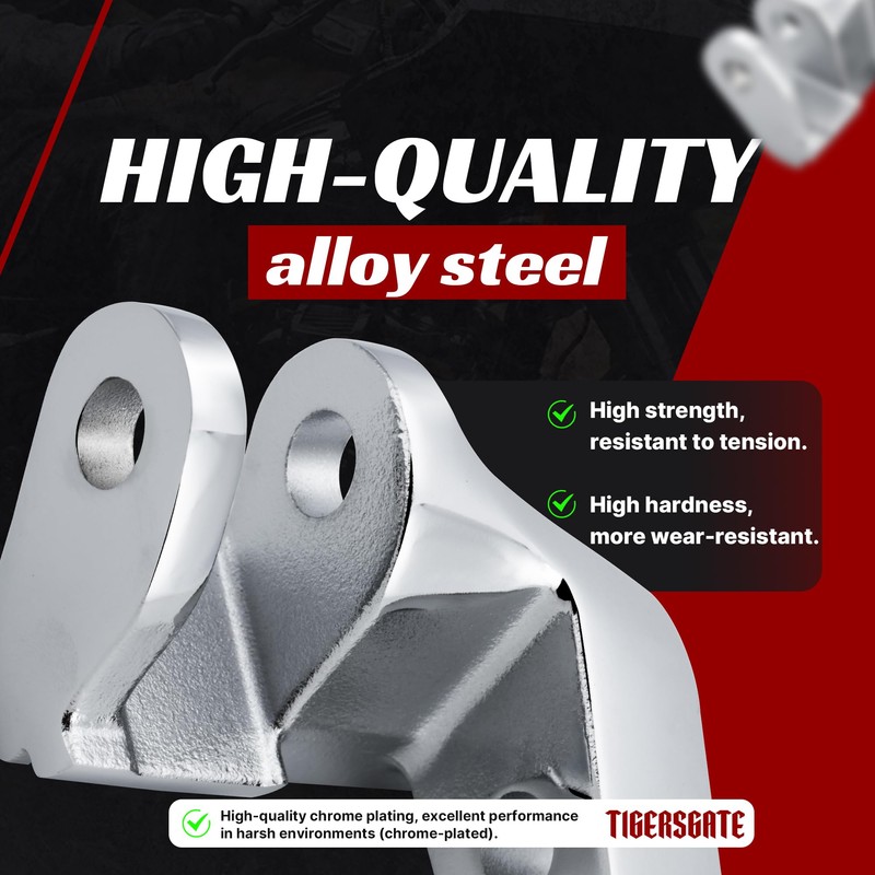 TIGERSGATE Driver Floorboard Relocation Brackets Compatible with 2014-2023 Harley Some