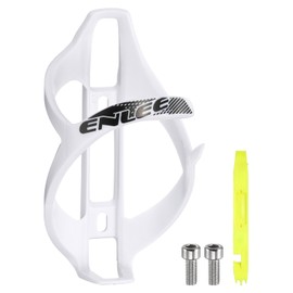 sourcing map Bicycle Water Bottle Holder Lightweight Universal Bike Bottle Cages Cycling Cup Holder with Tire Lever for MTB Mountain Road Gravel, White/Yellow