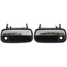 Parts N Go 1989-1995 Pickup 4Runner Front Exterior Door Handle Pair Driver & Passenger Side Left/Right - 6922089111, TO1310104
