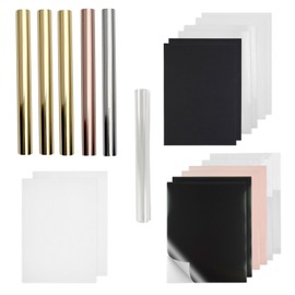Coolprints Kit de Foil Toner, Cartulinas, Etiquetas y Mica Transportadora para uso con Impresora Y Laminadora