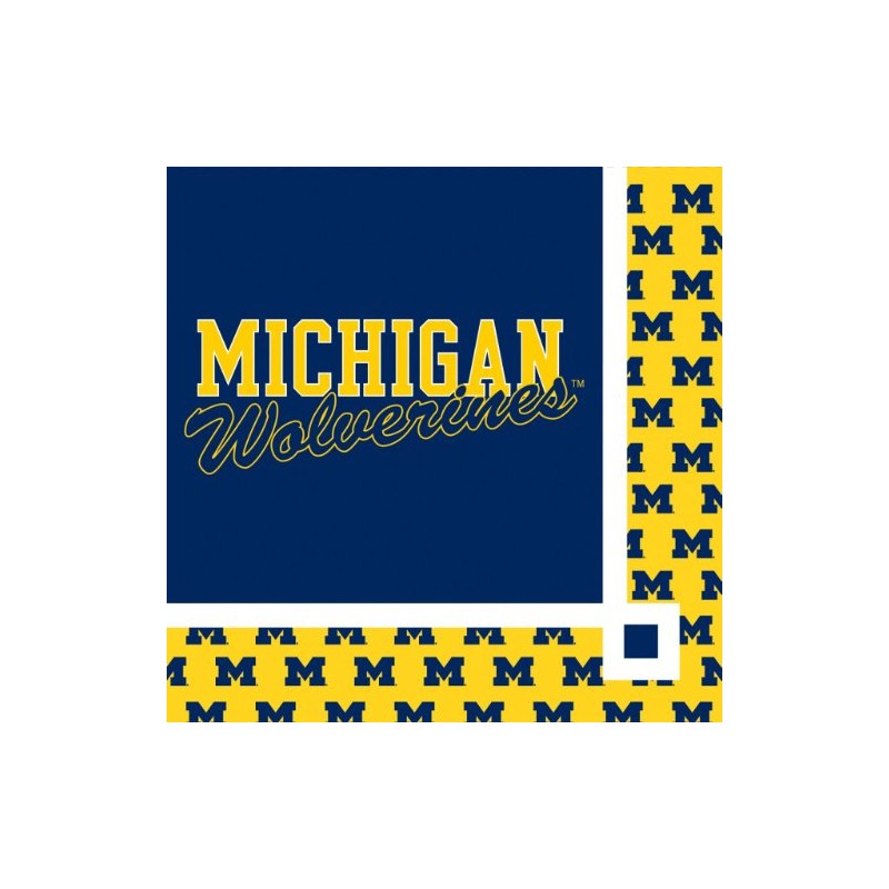 Michigan Wolverines - Beverage Napkins