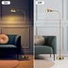 YJSQOEOE Adjustable Floor Reading Lamp Standing Lamps with Remote Control
