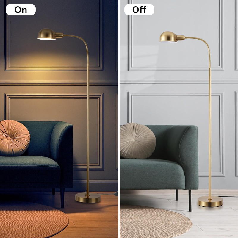 YJSQOEOE Adjustable Floor Reading Lamp Standing Lamps with Remote Control