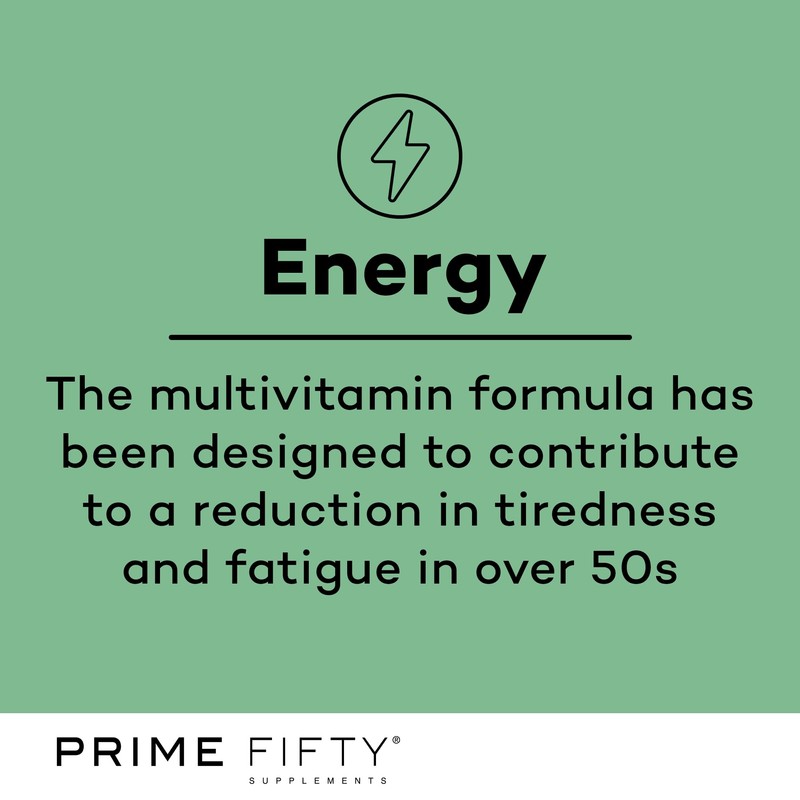 Prime Fifty Fighting Fatigue Supplement – 28 Day Supply –