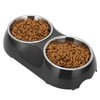 Stainless Steel Nonslip Double Pet Bowls Household Food Water Feeder