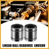 Partuto LM8SUU 8x15x17mm Linear Ball Bearings Silver Tone - 10