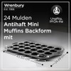 Wrenbury Mini Muffin Mould for 24 Mini Muffins - Non-Stick