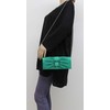 SwankySwans Women's Chloe Clutch Bag, Green
