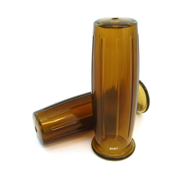 Barrel Brown Gel Root Beer Grips for 7/8" Bars Cafe