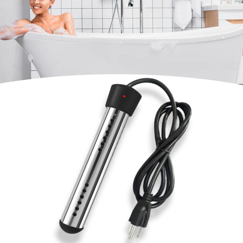 1500W Immersion Water Heater with Stainless Steel Guard Portable Electric