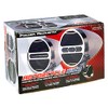 Power Acoustik Chrome Motorcycle Bluetooth Speaker System FM Radio &