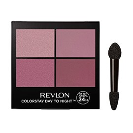 Revlon ColorStay Day to Night Eyeshadow Quad, Longwear Shadow Palette with Transitional Shades and Buttery Soft Feel, Crease & Smudge Proof, 575 Exquisite, 0.16 oz