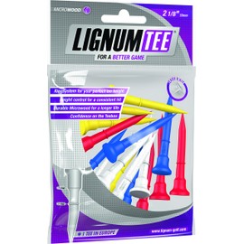 LIGNUM Unisex Adult Golf Tee, Mixed Colours, 53 mm