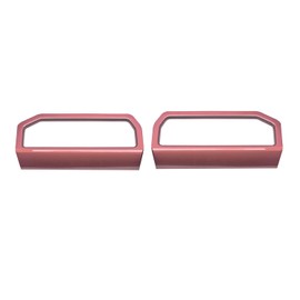 KUJOOY for Toyota Tacoma 2024 2025 for 4Runner 2025 Interior Accessories Dashboard Decor Center Consoles Air Outlet Vent Cover ABS Decorative Frame (Pink, Air Vent Cover)