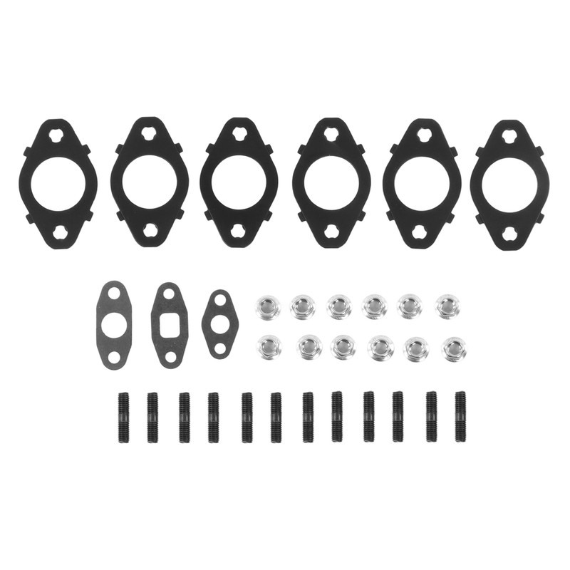 Exhaust Manifold Bolts Gaskets Kit 5266422 Metal Alloy Replacement for