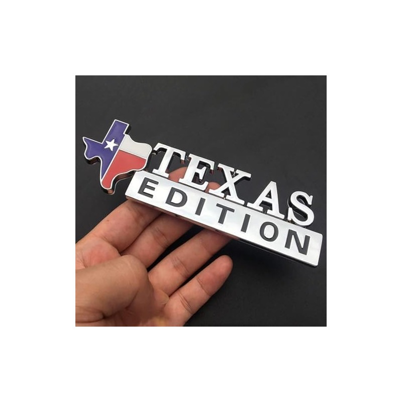 2pc Texas Flag Edition Emblems - Fender Tailgate Door Badge