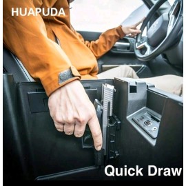 Unbranded 2-Pro-Level Quick- Draw Magnetic Gun Holder – Keep Pistols Ready in Car or Home