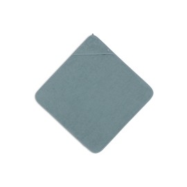 Jollein Kapuzenhandtuch Baby - Frottee, Sea Green - 100% Baumwolle - 100x100cm - OEKO-TEX-Zertifziert - Babyhandtuch mit Kapuze für Mädchen und Jungen