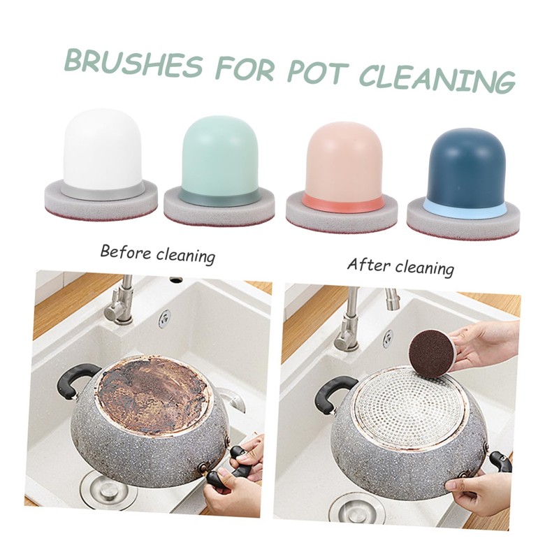 Ipetboom Non-s Scratch Dish Cleaning Sponges 4 Pack Kitchen Scrubbers