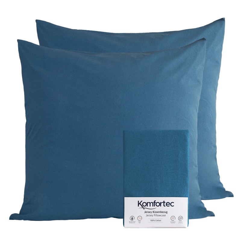 Komfortec 100% Cotton Cushion Covers, Set of 2, 40 x