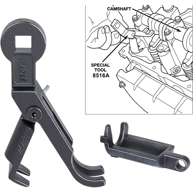 Rocker Arm Remover Installer & Valve Spring Compressor Tool for