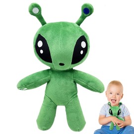 Plush, Plush, Alien Toys, Green Space Alien Plush Doll, Green Plush Toy, Plush Figure Pillow for Kids, Boys Girls and Fans Gift,Soft Sci-Fi Creature for Kids and Collectors