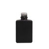 BEGIKET 12 Pack 1 oz Black Square Glass Dropper Bottle