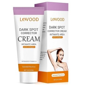 LOVOOD Crema corrector de manchas oscuras – axilas, cuello, axilas, rodillas, codos, áreas privadas, áreas íntimas – Fórmula mejorada, resultado insta