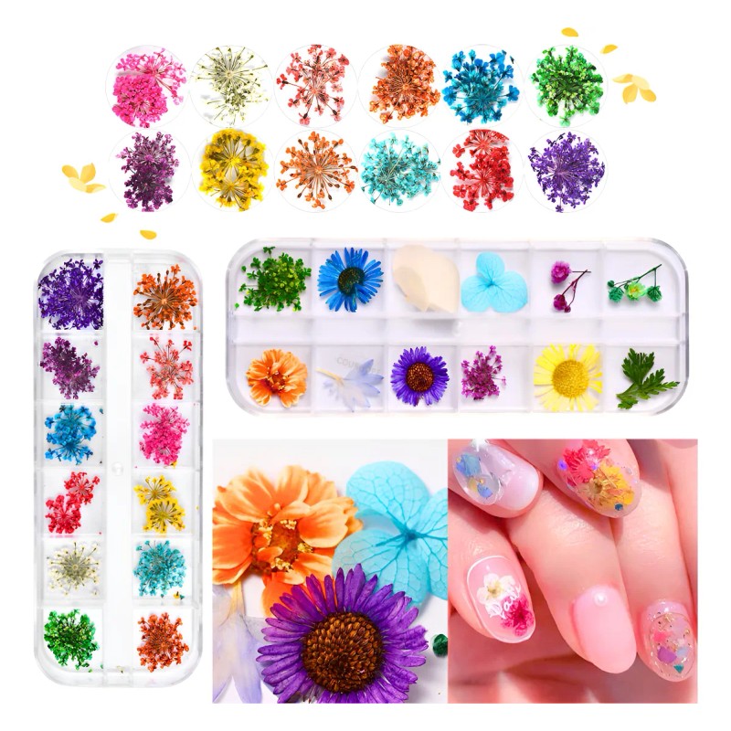 Flores Para Uñas Naturaleza Muerta Uñas Dijes Para Uña 2caja