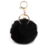 jtkdxqs Pom Pom Keychain Soft Artificial Rabbit Fur Plush Fluffy