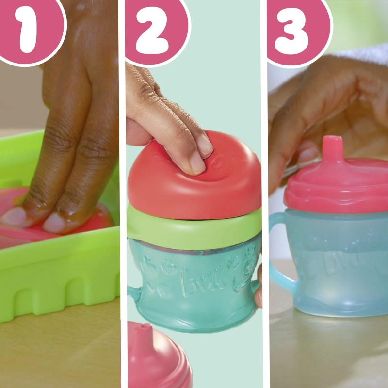 Baby Alive Fruity Sips Doll with Juicer Sippy Cup Fruit